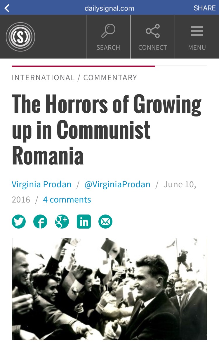 The Horrors of Growing up in Communist Romania by Virginia Prodan